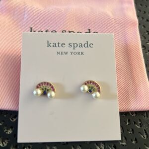 NWT KATE SPADE Rainbow stud earrings E2 